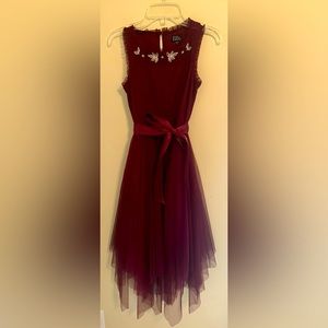 SALE! Beautiful brand new burgundy LILT dress